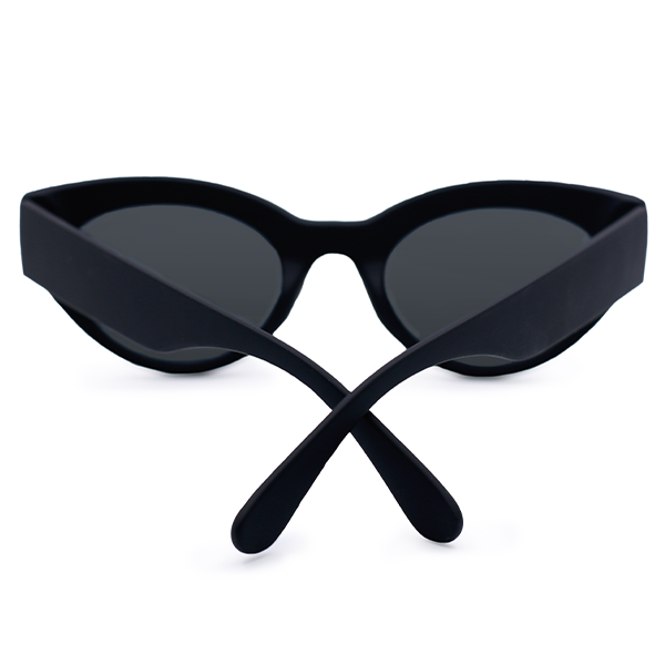 TopFoxx Sustainable Elizabeth - Women's Black Sunglasses Sunglasses - Tophatter Daily Deals