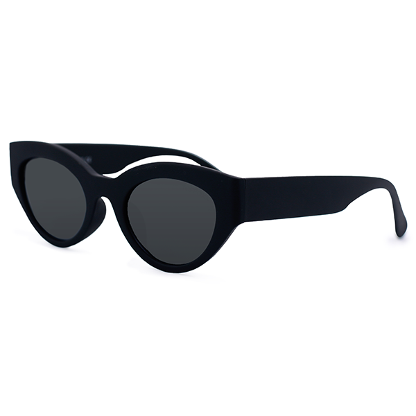 TopFoxx Sustainable Elizabeth - Women's Black Sunglasses Black OS Sunglasses - Tophatter Daily Deals