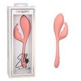 Elle Liquid Silicone Bunny Vibrator in Soft Pink with 10 Vibration Functions and Flexible Body > Vibrators > Ladies > Rabbit - Tophatter Daily Deals