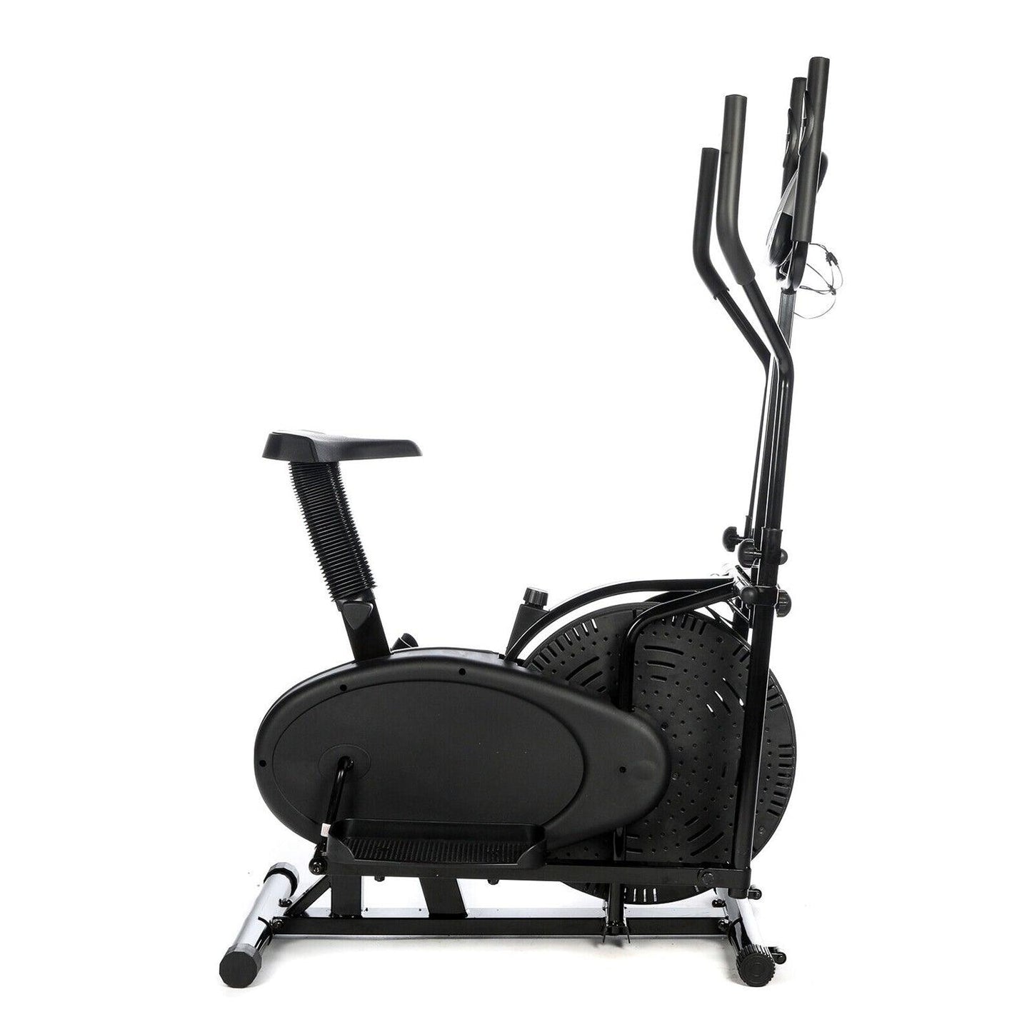 Best Elliptical Cross Trainer - 2 in 1 Exercise Bike Cardio Fitness Workout Machine Exercise & Fitness - Tophatter Daily Deals