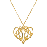 The Hobbit - Elrond Brooch 24k Gold Plated Sterling Silver Pendant Brooch - Tophatter Daily Deals