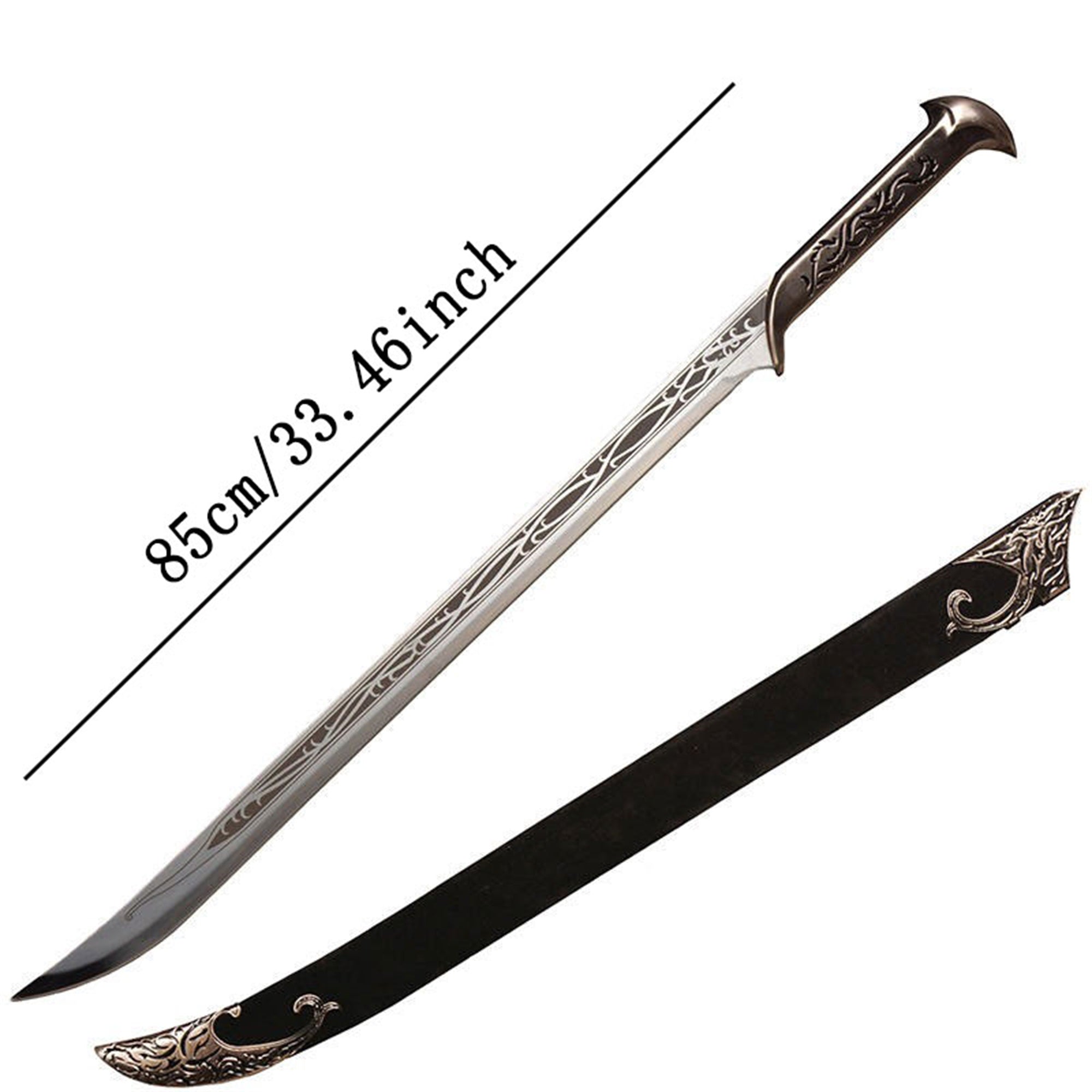 Thranduil's Elf King Sword Life-size Cosplay Prop Metal Replica Elf King Sword - Tophatter Daily Deals
