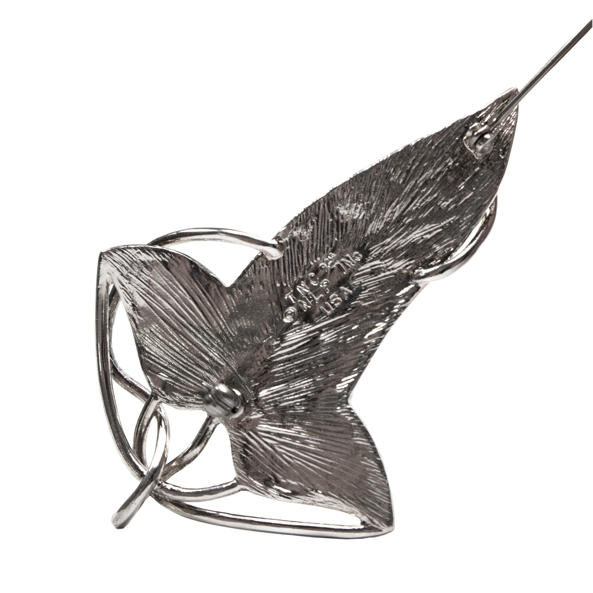 The Lord Of The Rings - Officially Licensed Leaf Of Lothlorien Brooch (Sterling Silver) Brooch - Tophatter Daily Deals