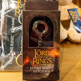 Lord Of The Rings - One Ring Elven Script Keychain Keyring - Tophatter Daily Deals