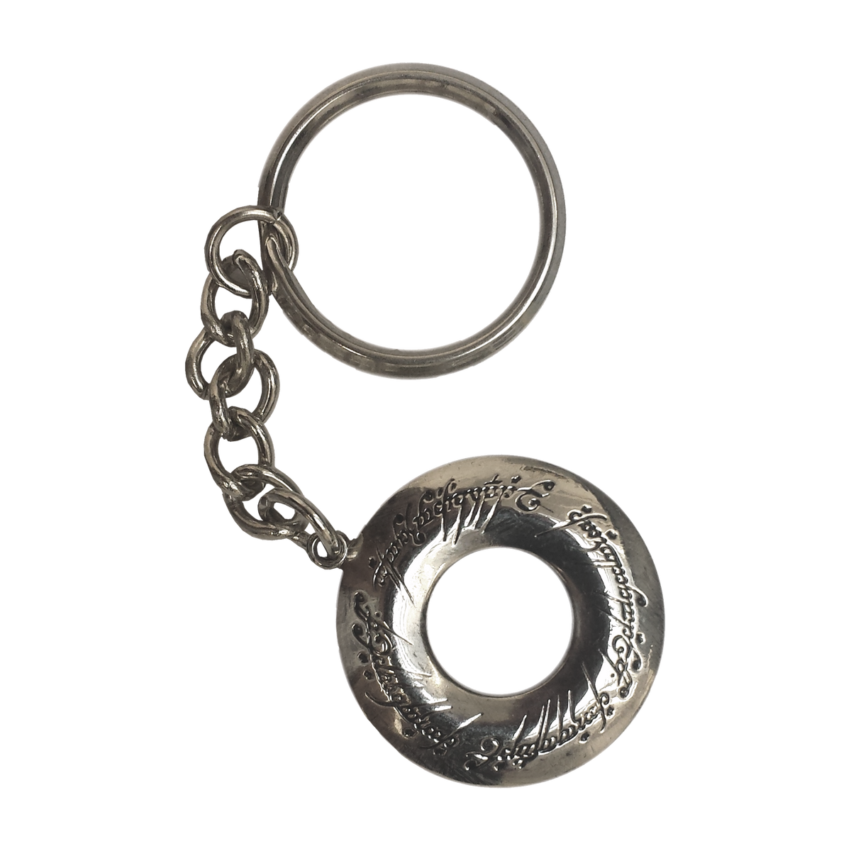 Lord Of The Rings - One Ring Elven Script Keychain Keyring - Tophatter Daily Deals