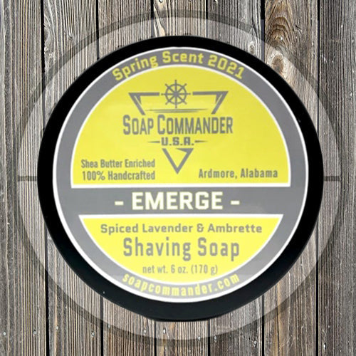 Soap Commander - Emerge - Limited Edition - Shaving Soap - EMERGE SS Shaving & Grooming - Tophatter Daily Deals