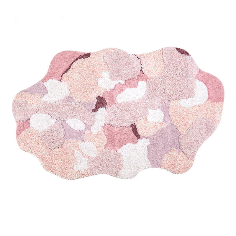 Enchanted Meadow Moss Carpet Cherry Blossom And Snow 100*160*2CM Rugs - Tophatter Daily Deals