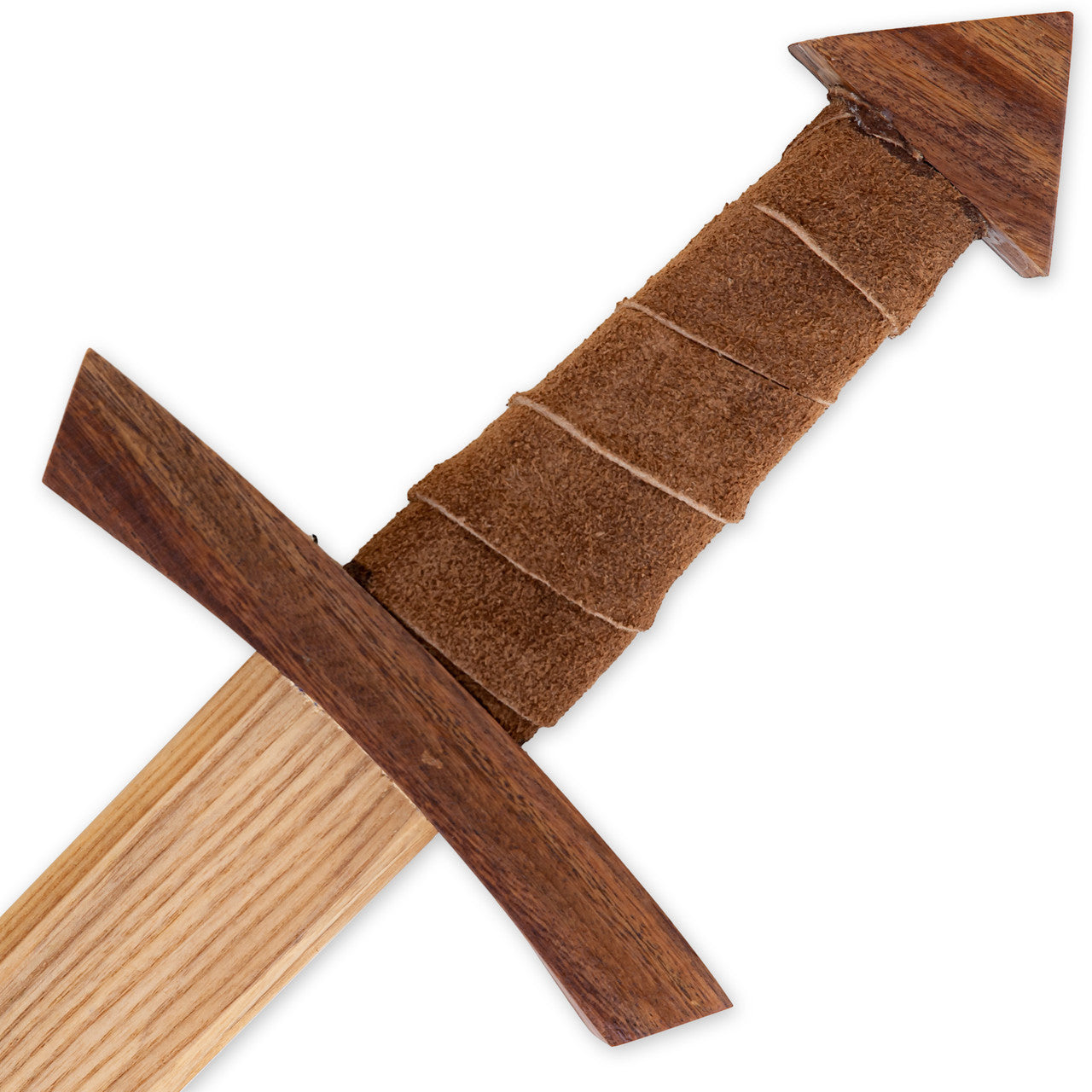 Enchanting Knights Apprentice Beech Wood Sword with Leather Grip Swords - Tophatter Daily Deals