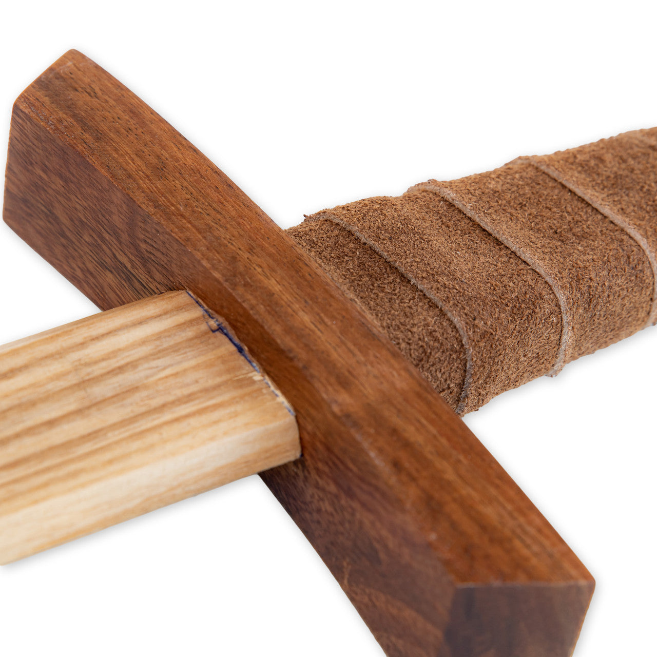 Enchanting Knights Apprentice Beech Wood Sword with Leather Grip Swords - Tophatter Daily Deals