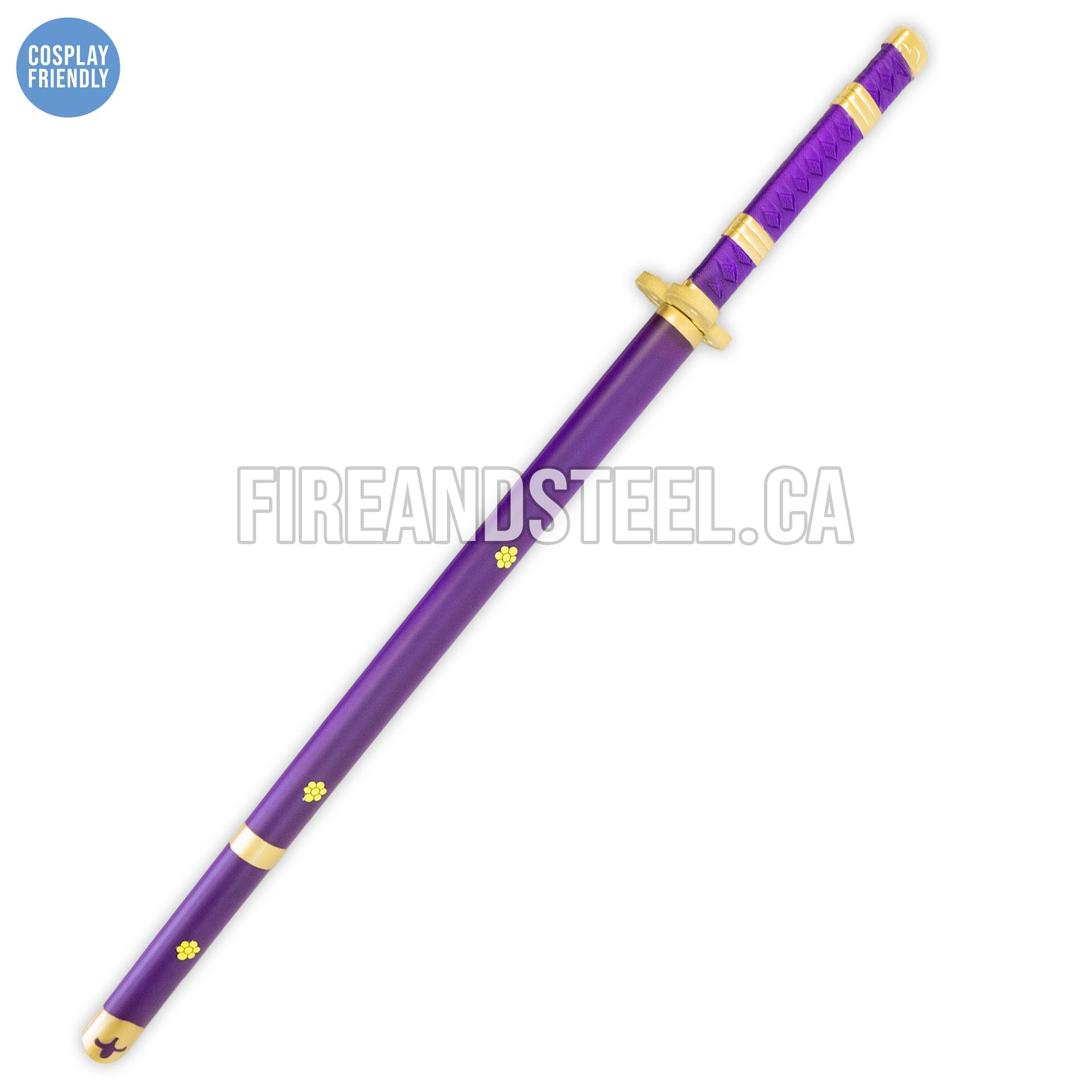Roronoa Zoro's Purple "Enma" Katana (High Density Foam) Anime Sword - Tophatter Daily Deals