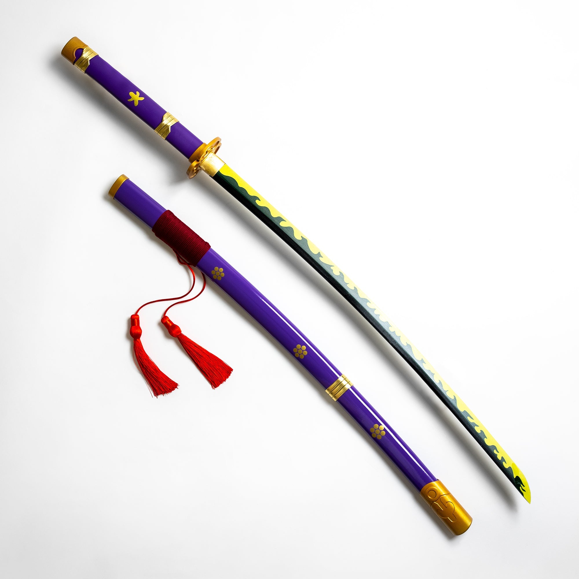 Roronoa Zoro's Purple "Enma" Katana Anime Version (Battle Ready) 1st Edition Anime Sword - Tophatter Daily Deals