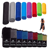 Eono Microfiber Towel - Perfect Fast Drying Towel for Sports Travel Swimming Beach & Camping Exercise & Fitness - Tophatter Daily Deals