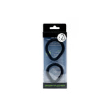 Epic Hard On Silicone Ring Kit 2 Pack Black > Cock Ring > Sets - Tophatter Daily Deals