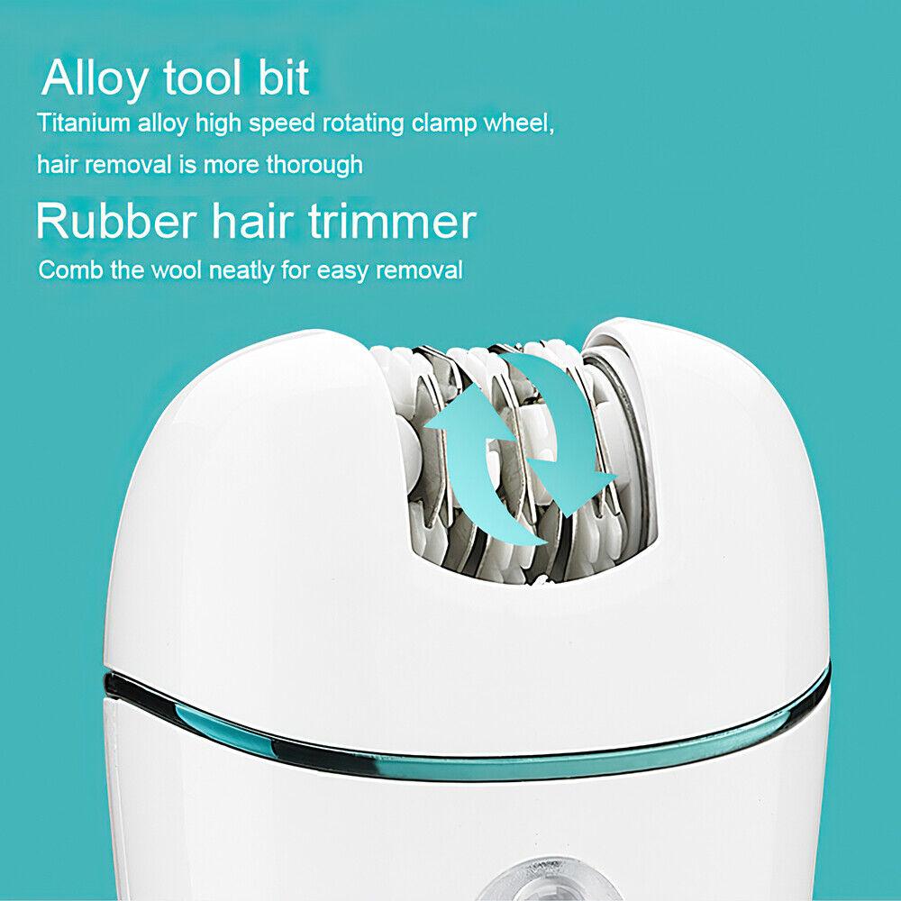 Ladies Hair Removal Devices - Epilator For Women Cordless Rechargeable Lady Body Facial Hair Removal Shaver Health & Beauty - Tophatter Daily Deals