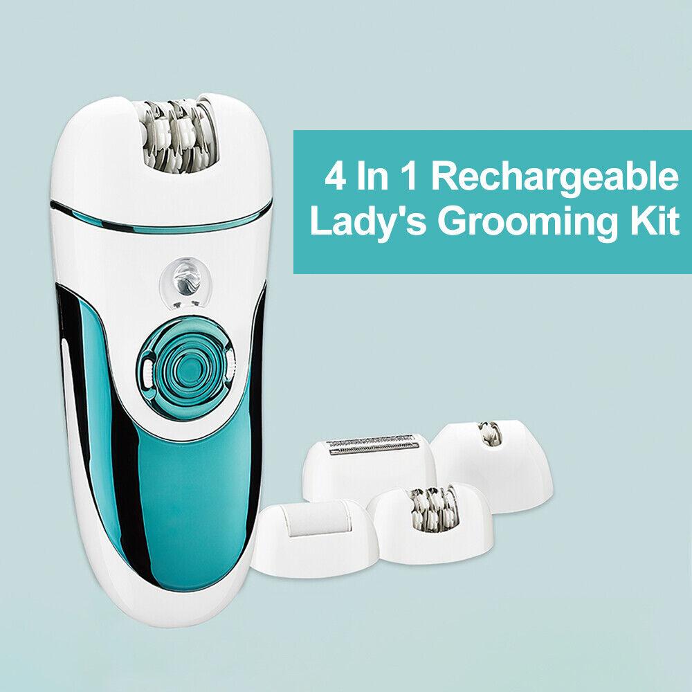 Ladies Hair Removal Devices - Epilator For Women Cordless Rechargeable Lady Body Facial Hair Removal Shaver Health & Beauty - Tophatter Daily Deals
