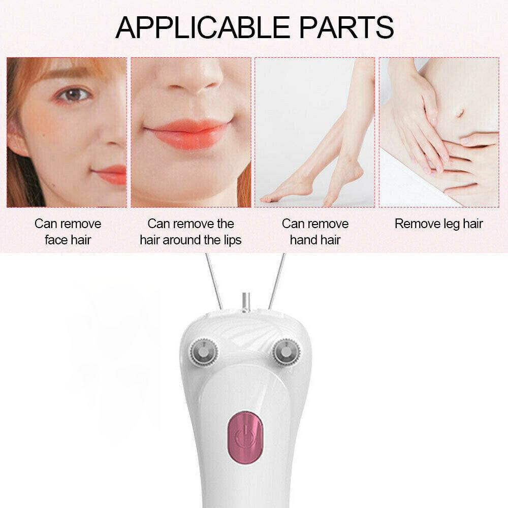 Epilator for Facial Hair - Electric Facial Threading Hair Removal Epilators for Women Face Thread Epilator Facial Body Hair Removal Machine Personal Care - Tophatter Daily Deals