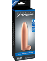 Fantasy X-Tensions Real Feel Enhancer – 5.5 Inch Erection Enhancer > Sex Toys For Men > Penis Sleeves - Tophatter Daily Deals