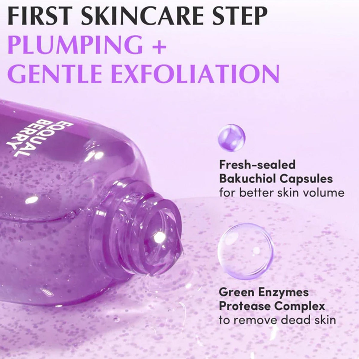 Eqqualberry Deep Cera Bakuchiol Plumping Capsule Toner 150ml Bottle - Tophatter Daily Deals