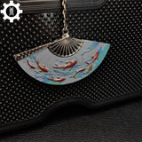 Metal Equilibrium Fan Keychain Backpack Pendant - Tophatter Daily Deals