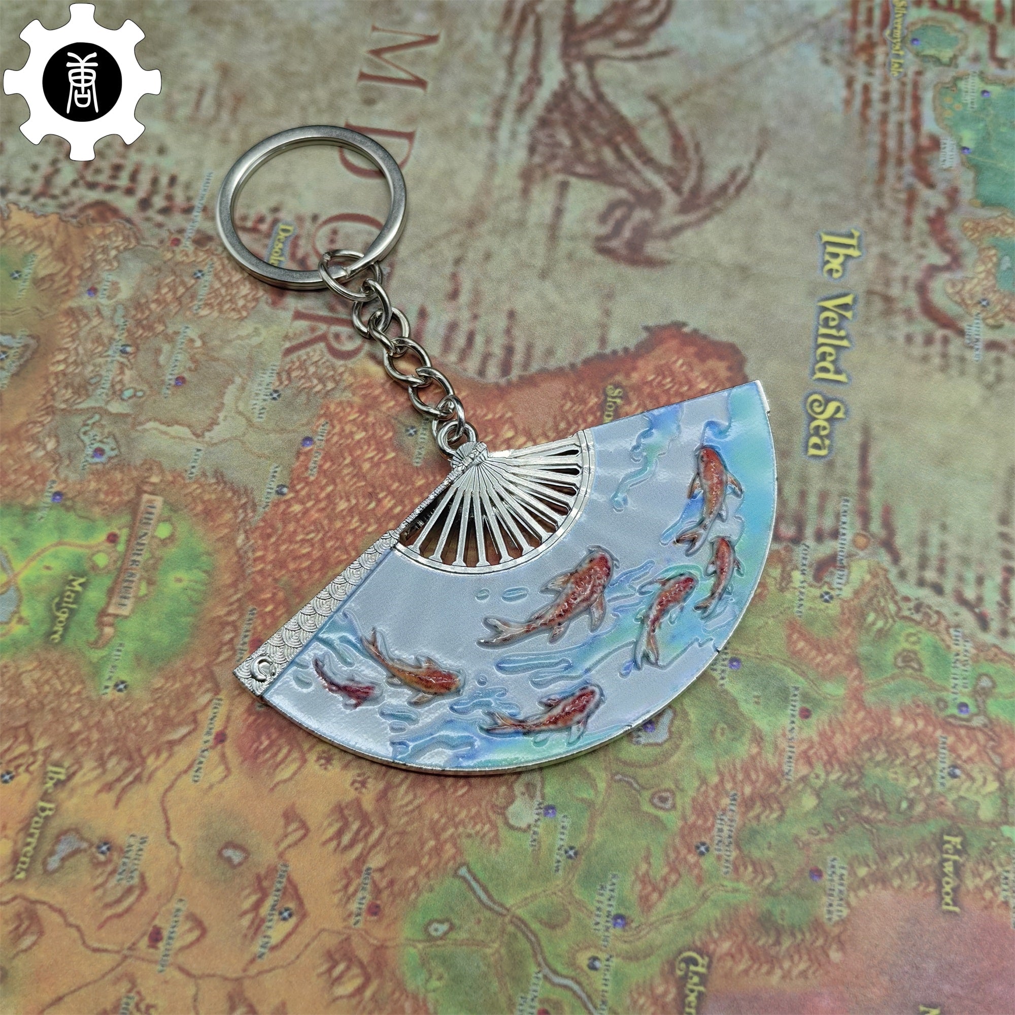 Metal Equilibrium Fan Keychain Backpack Pendant - Tophatter Daily Deals