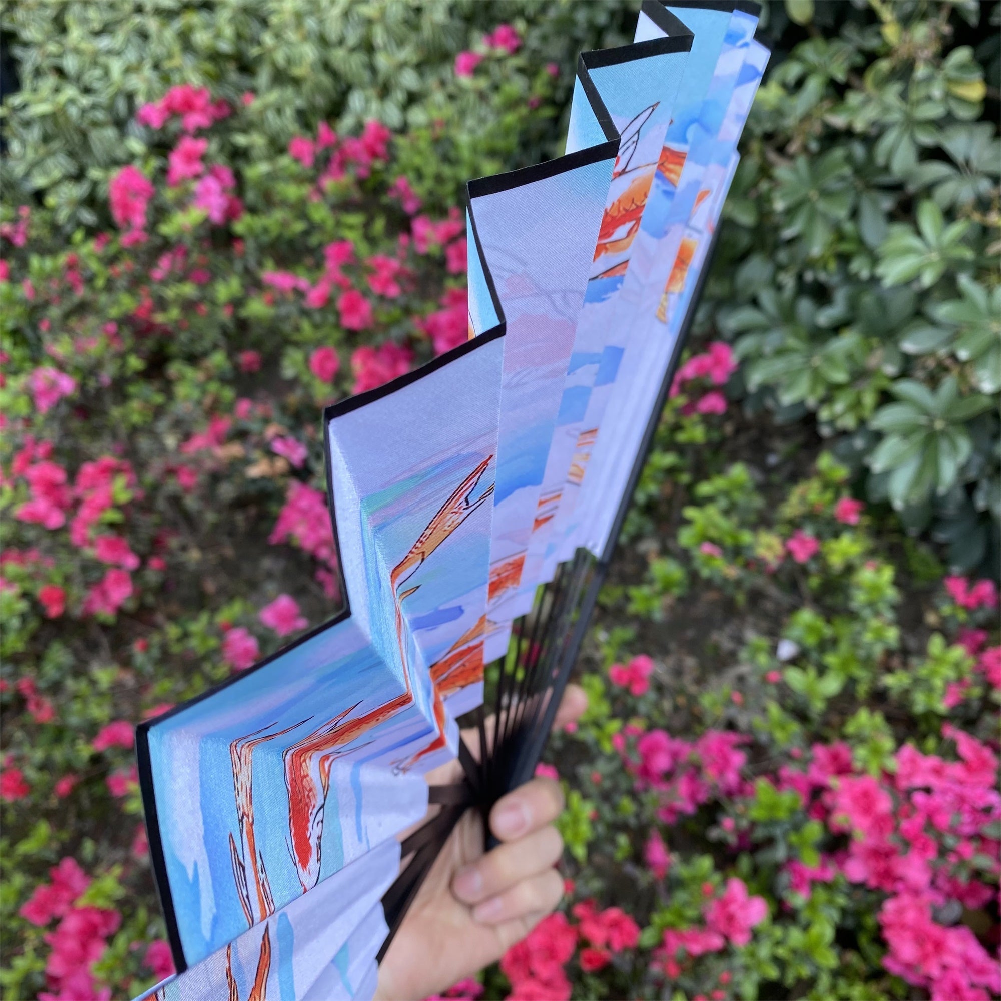 Val Equilibrium Folding Fan Cosplay Prop 2 Options - Tophatter Daily Deals