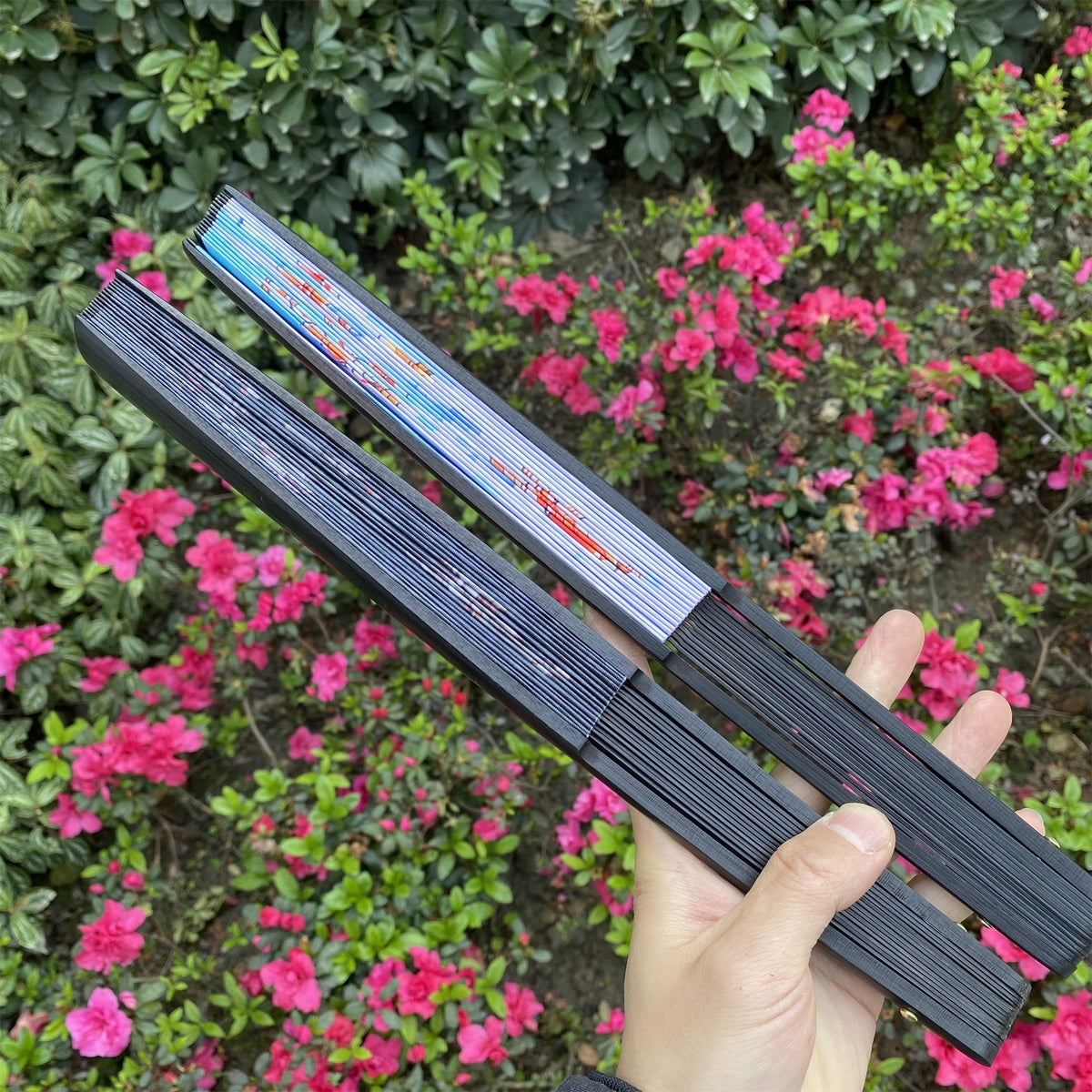 Val Equilibrium Folding Fan Cosplay Prop 2 Options - Tophatter Daily Deals