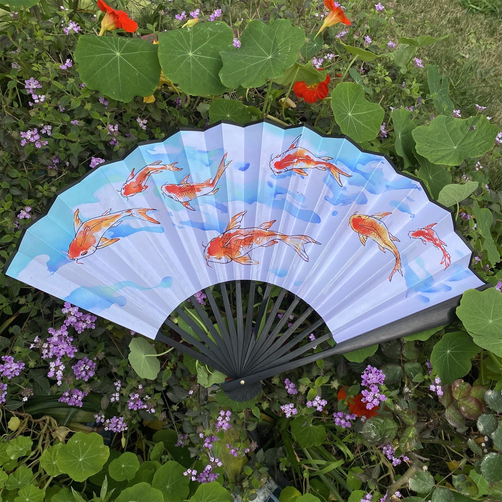 Val Equilibrium Folding Fan Cosplay Prop 2 Options - Tophatter Daily Deals