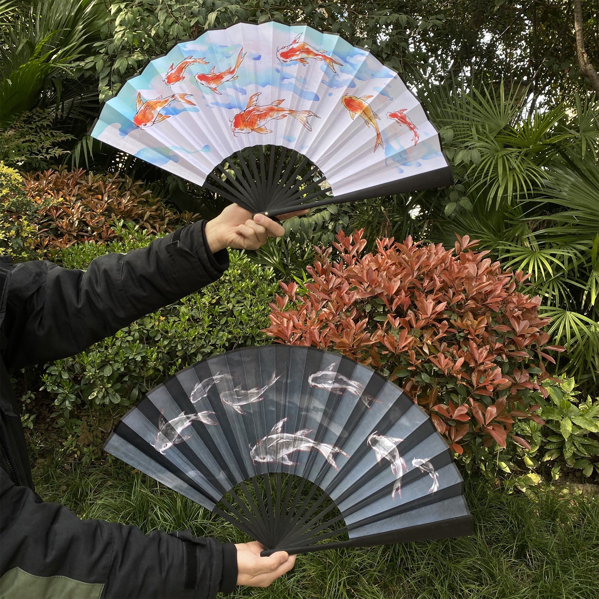 Val Equilibrium Folding Fan Cosplay Prop 2 Options 2 In 1 Pack - Tophatter Daily Deals