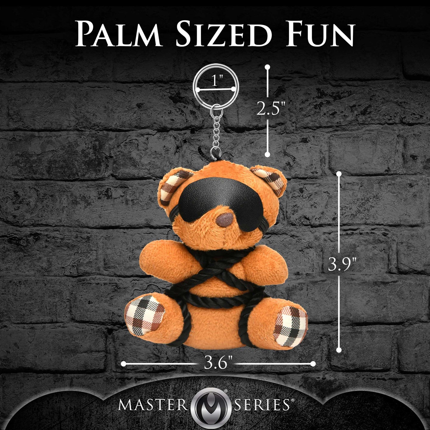 Rope Teddy Bear Keychain – Bondage-Inspired Accessory > Novelties > Gag Gifts - Tophatter Daily Deals