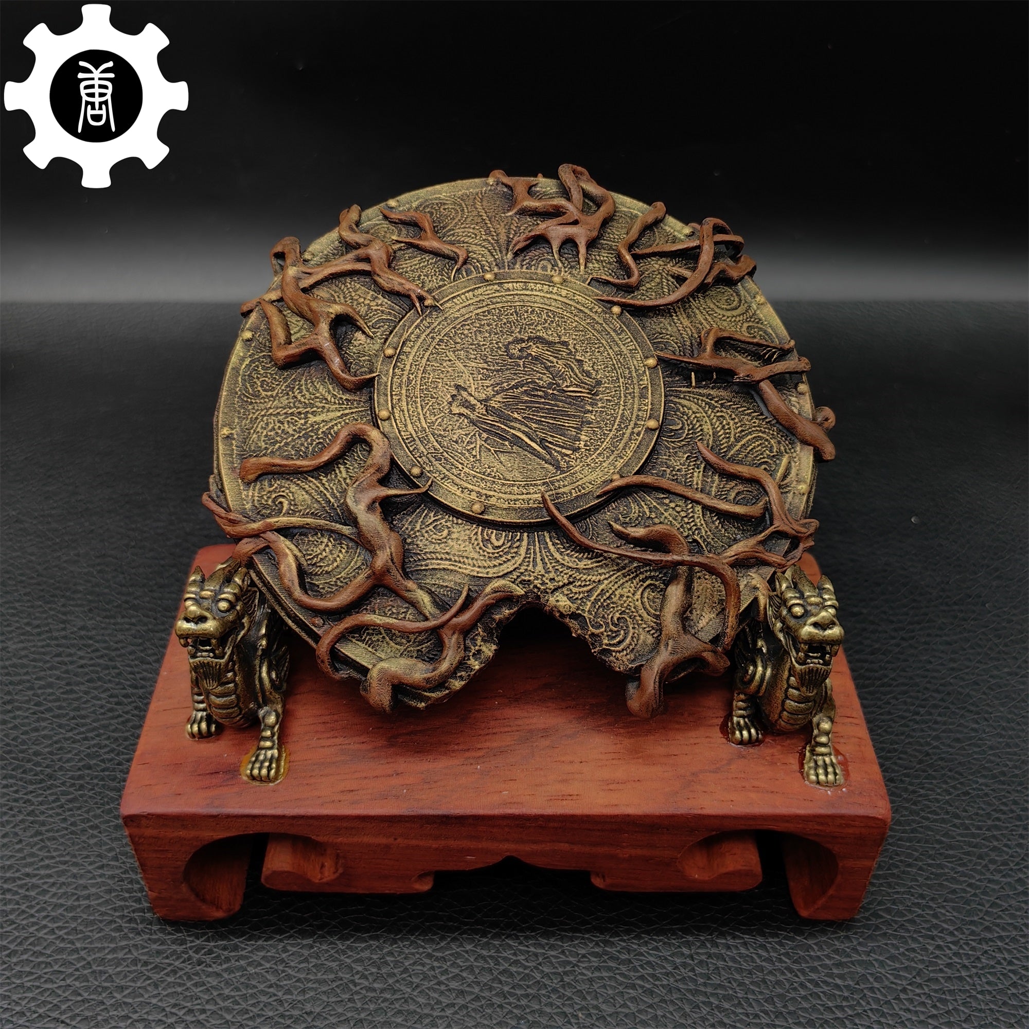 3D Printed 1: 12 Scale Erdtree Greatshield Golden Halberd - Tophatter Daily Deals