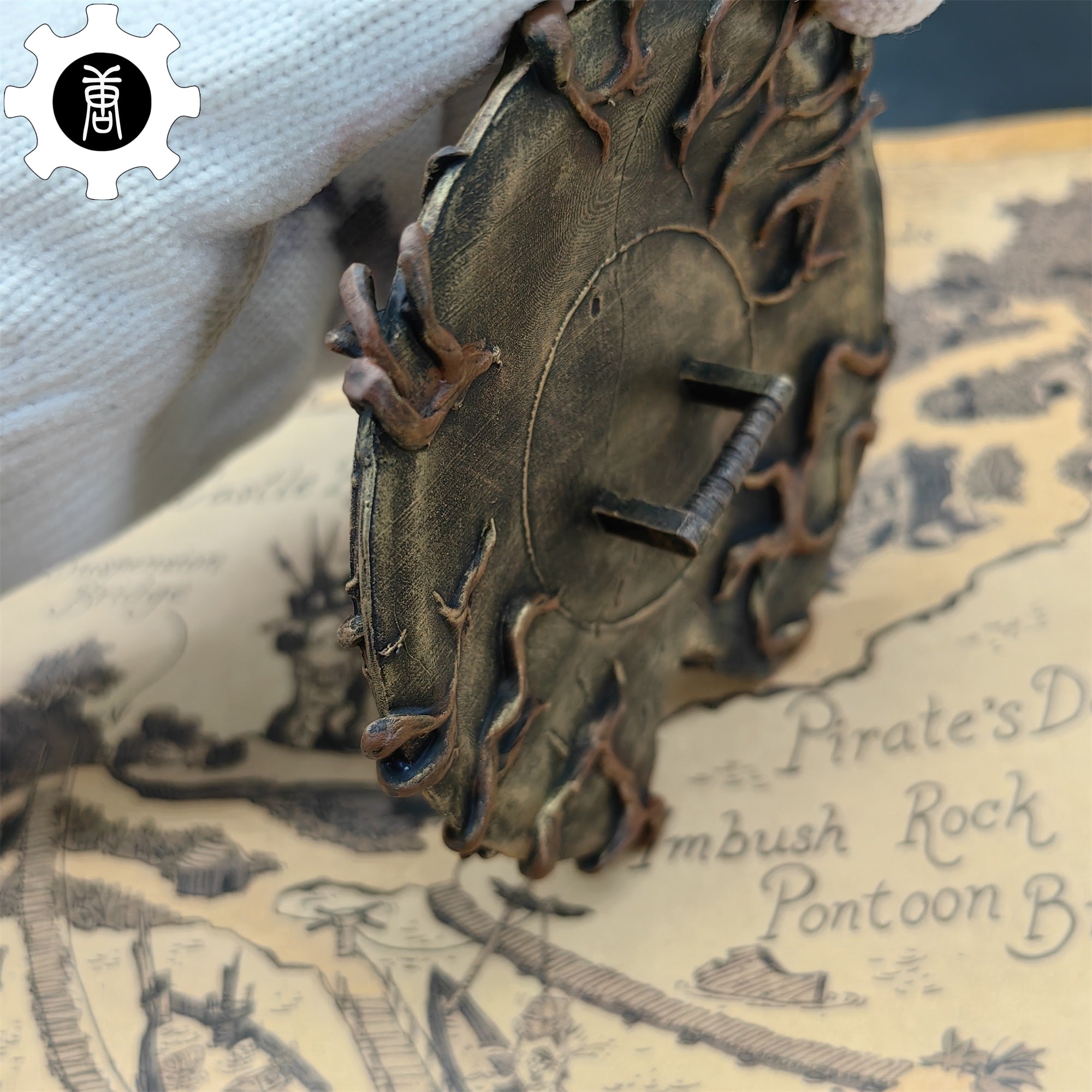 3D Printed 1: 12 Scale Erdtree Greatshield Golden Halberd - Tophatter Daily Deals