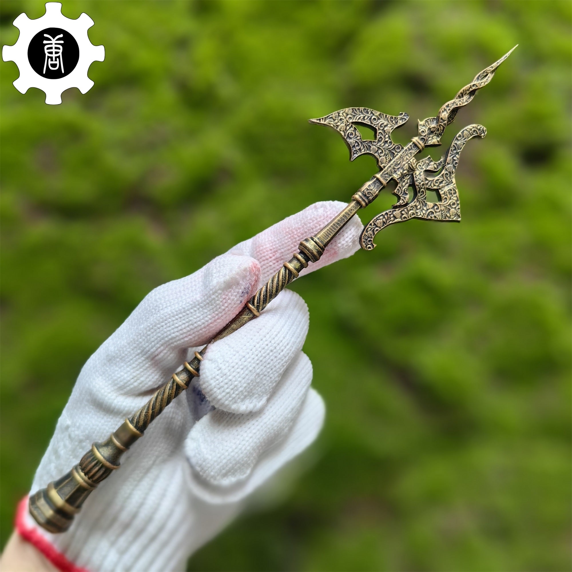 3D Printed 1: 12 Scale Erdtree Greatshield Golden Halberd Halberd Only - Tophatter Daily Deals