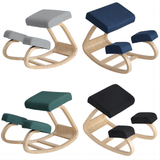 Ergonomic Kneel Chair - Ergonomic Kneeling Chair Rocking Posture Stool Balancing Home Office Desk Chair Exercise & Fitness - Tophatter Daily Deals