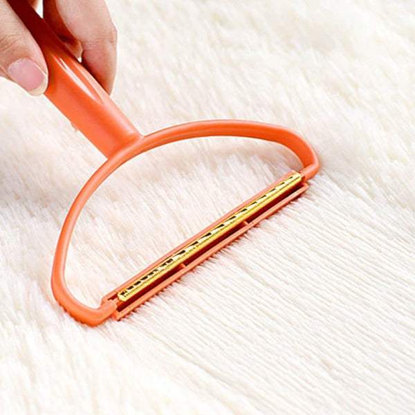 Ergonomic Pet Hair & Lint Remover Rug Tool