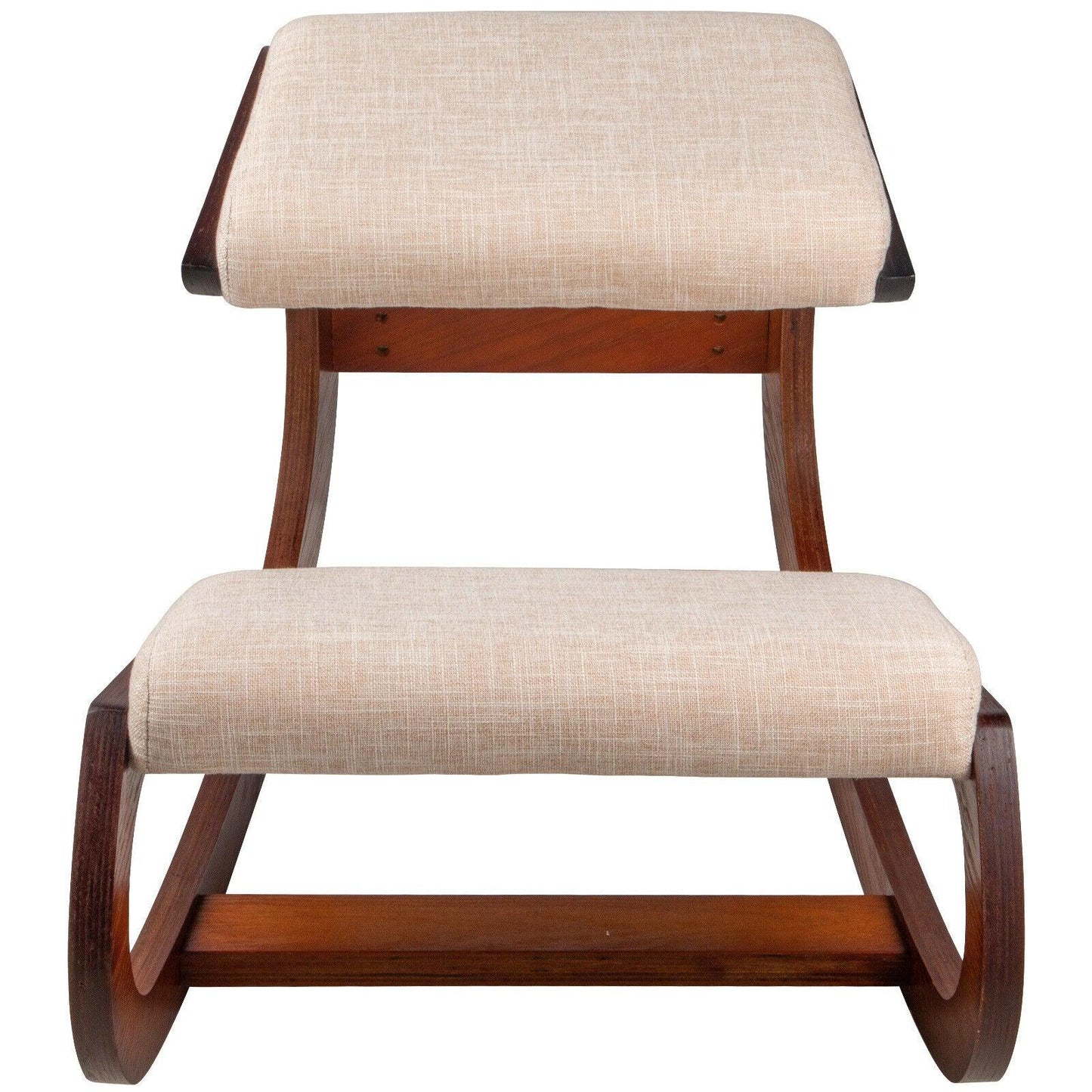 Best Kneeling Chair - Ergonomic Kneeling Chair Velvet Office Chairs Home Rocking Posture Stool Wood Exercise & Fitness - Tophatter Daily Deals