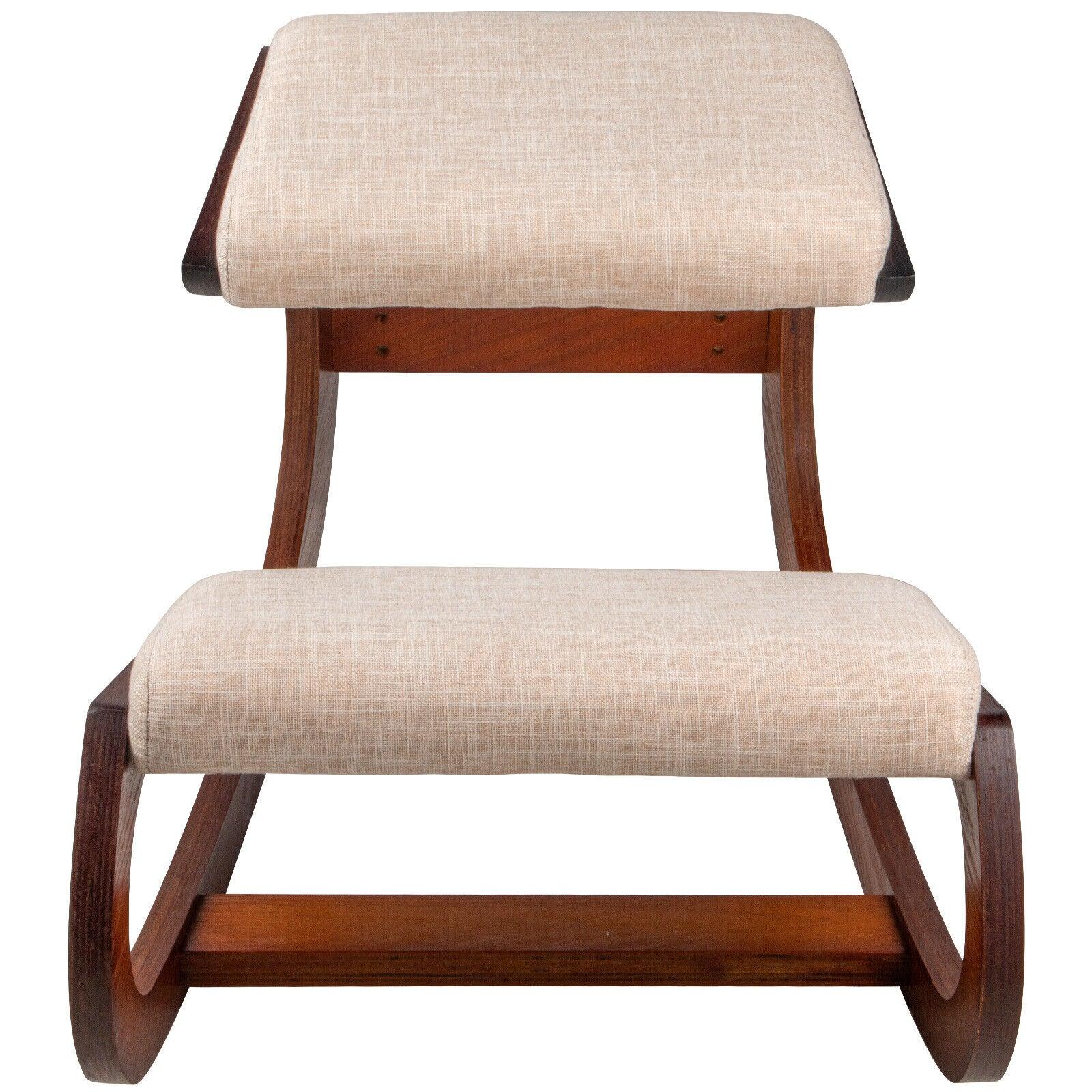 Best Kneeling Chair - Ergonomic Kneeling Chair Velvet Office Chairs Home Rocking Posture Stool Wood Exercise & Fitness - Tophatter Daily Deals