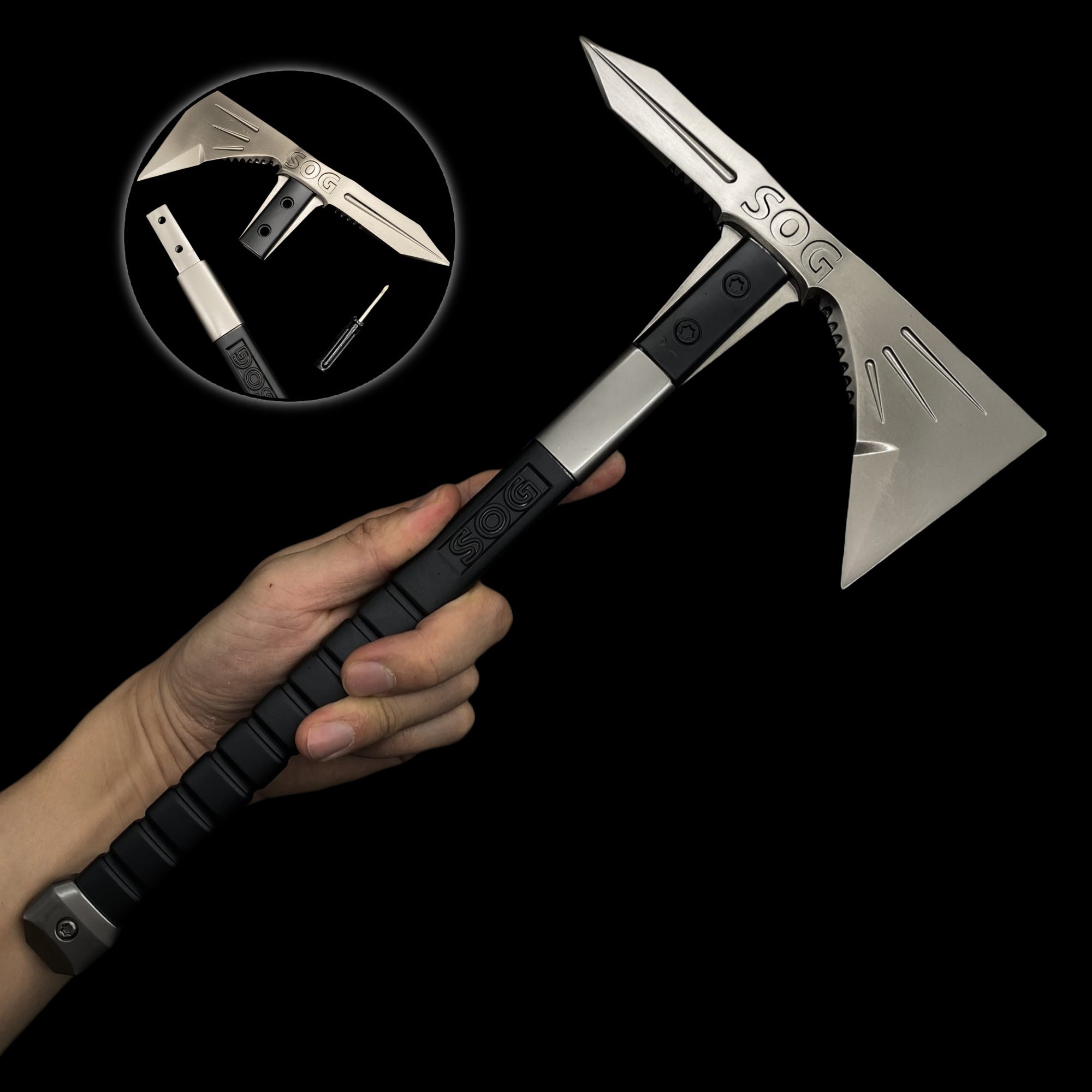 Escape From Tarkov Game Weapons Metal Replica SOG Tactical Axe - Tophatter Daily Deals