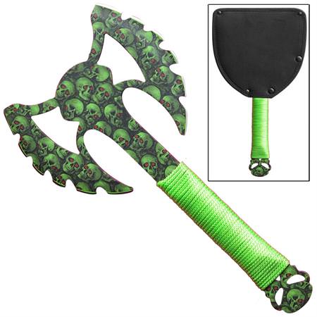 Eternal Damnation Double Headed Throwing Target Practice Axe Hatchet - Tophatter's Army Products & Self Defense Collectible Weapons - Tophatter Daily Deals