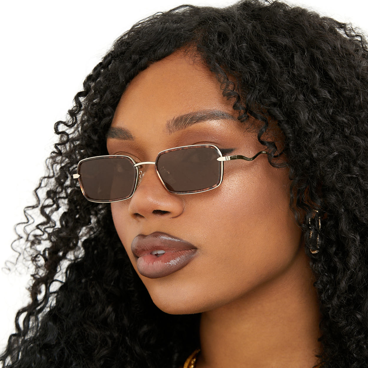 TopFoxx Eve - Women's Brown Sunglasses Sunglasses - Tophatter Daily Deals