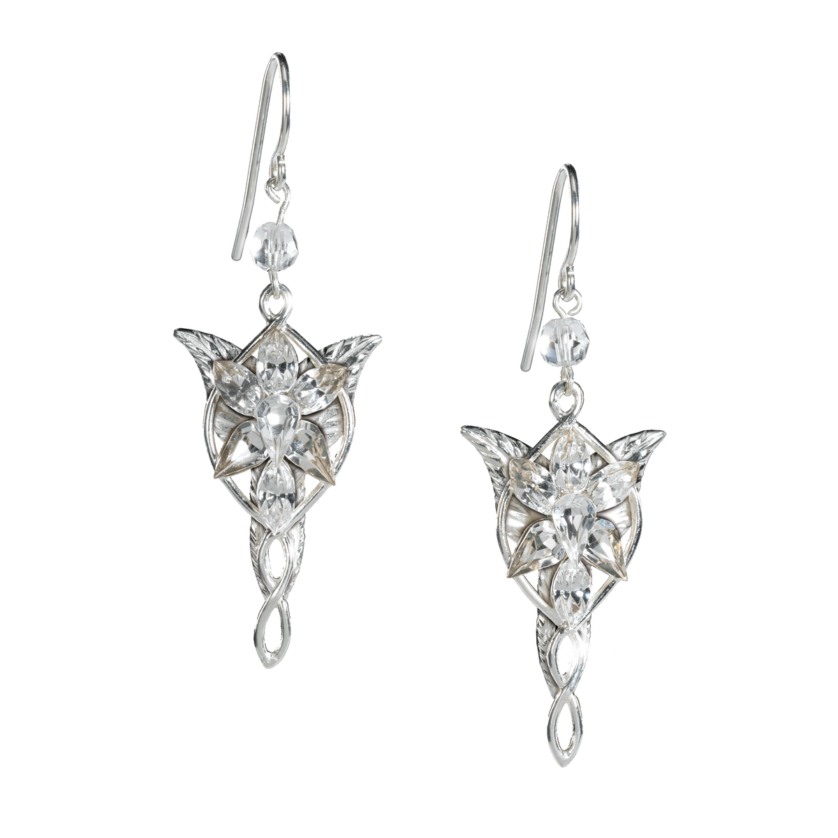 Lord Of The Rings - Arwen Evenstar Sterling Silver Earrings Earrings - Tophatter Daily Deals