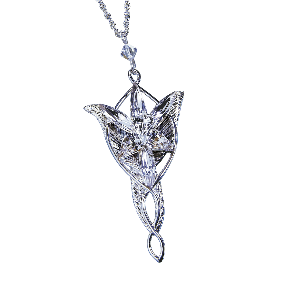 Lord Of The Rings - Arwen Evenstar Sterling Silver and Swarovski Crystal Pendant