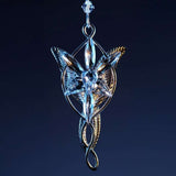 Lord Of The Rings - Arwen Evenstar Sterling Silver and Swarovski Crystal Pendant
