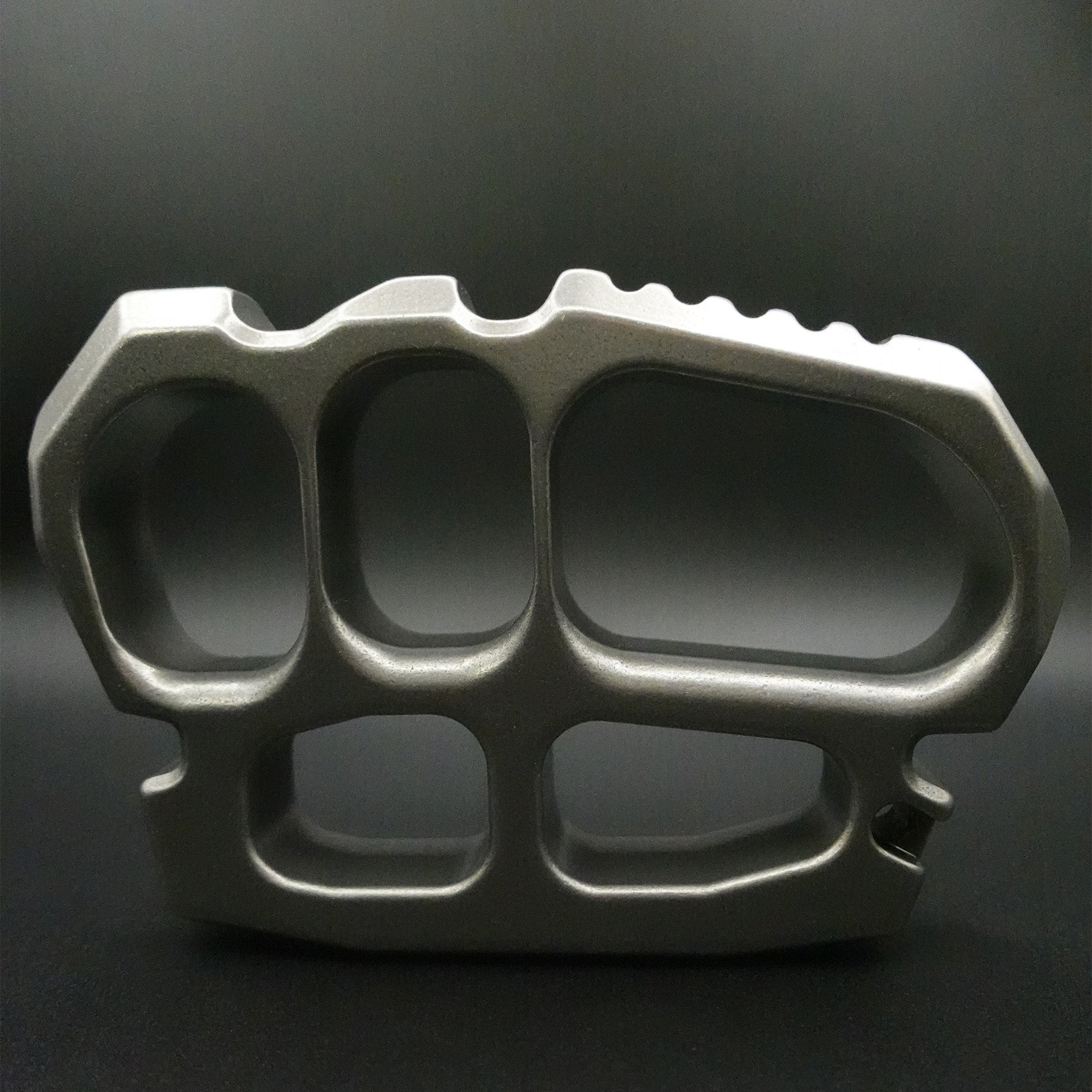 Full Stainless Steel Everyday Carry Knuckle Dusters Brass Knuckles - Tophatter Daily Deals