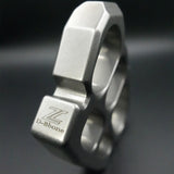 Full Stainless Steel Everyday Carry Knuckle Dusters Brass Knuckles - Tophatter Daily Deals