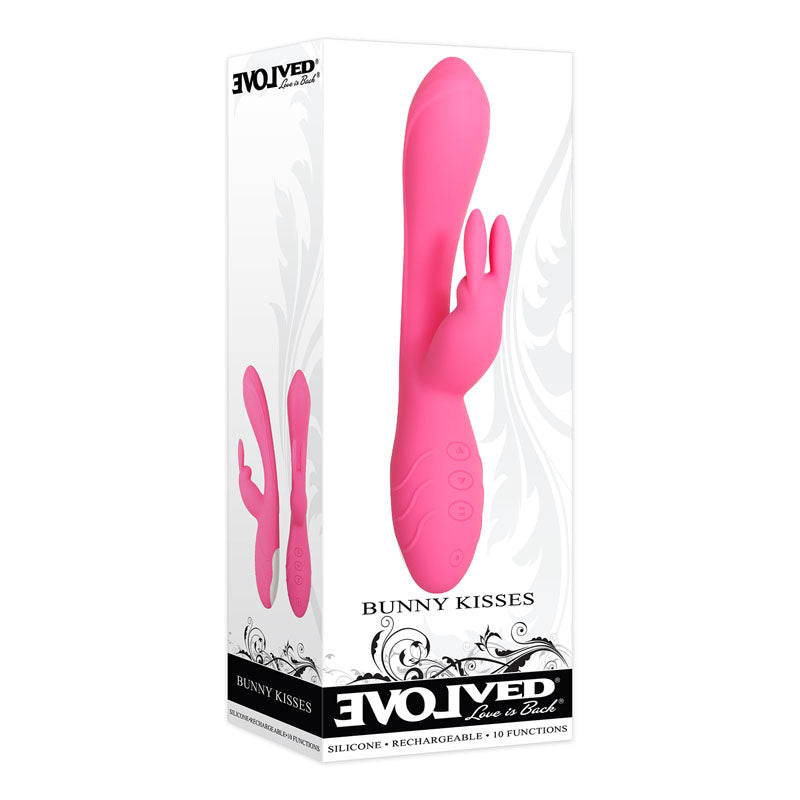Evolved Bunny Kisses 20 Centimeter Rabbit Vibrator > Vibrators > Ladies > Rabbit - Tophatter Daily Deals
