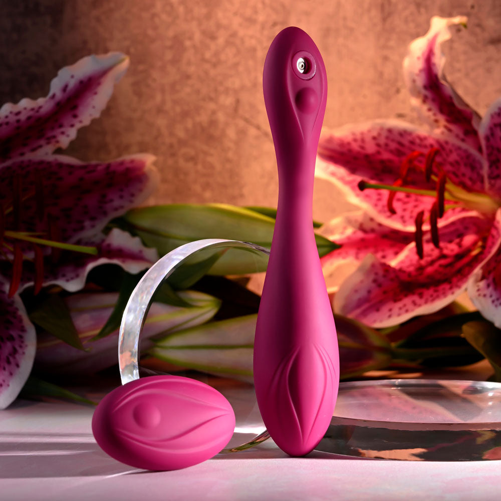 Evolved Cherry Pose Flexible Vibrator With Remote > Sex Toys > Couples Toys - Tophatter Daily Deals