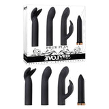 Evolved Four Play Bullet With Three Sleeves > Vibrators > Mini Vibrators - Tophatter Daily Deals