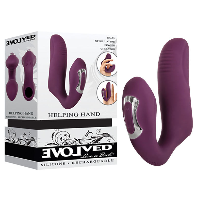 Evolved Helping Hand Dual Finger Stimulator > Vibrators > Finger Vibrators - Tophatter Daily Deals