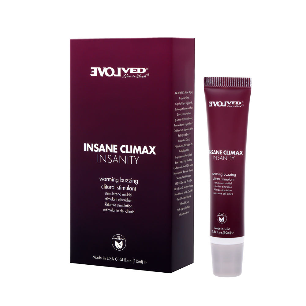 Evolved Insane Climax Insanity Warming Clitoral Stimulation Gel 10ml > Essentials > Womens Enhancers - Tophatter Daily Deals