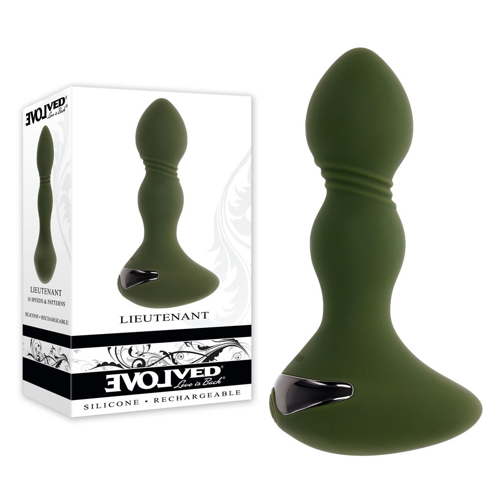 Evolved Lieutenant 12.2 cm Vibrating Butt Plug > Anal Range > Vibrating Butt Plugs - Tophatter Daily Deals